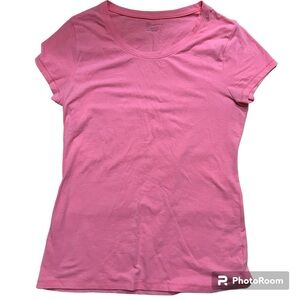 No Boundaries soft tee size Large 11-13 juniors pink scoop neck crew